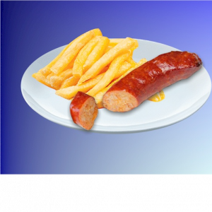 SE Plain Sausages (1) & Chips