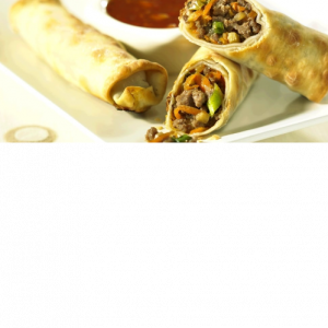 SE Beef Spring Rolls (1) & Chips