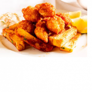 SE Scampi (5) & Chips
